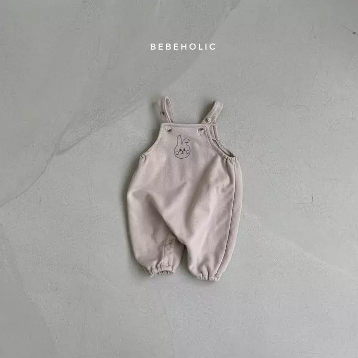 Bebe Holic - Korean Baby Fashion - #babyootd - Rabbit Dungarees Bodysuit - 10