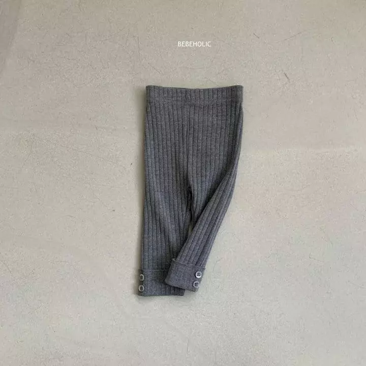 Bebe Holic - Korean Baby Fashion - #babyoutfit - Rib Leggings - 11