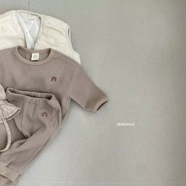 Bebe Holic - Korean Baby Fashion - #babyoutfit - Rainbow Piping Tee - 5