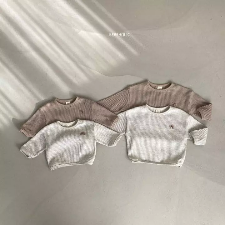 Bebe Holic - Korean Baby Fashion - #babyoutfit - Rainbow Piping Tee - 6