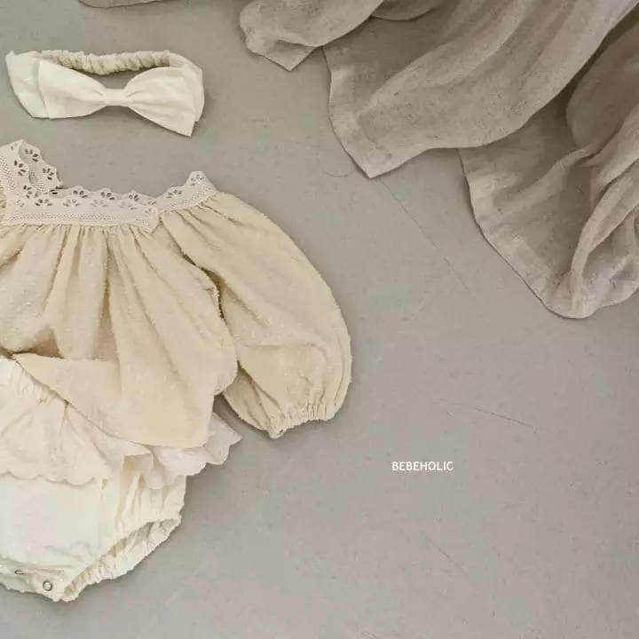 Bebe Holic - Korean Baby Fashion - #babyoutfit - Snow Flower Frill Bloomer - 4