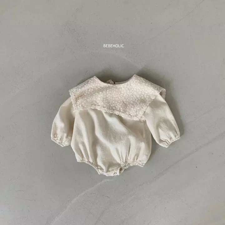 Bebe Holic - Korean Baby Fashion - #onlinebabyboutique - Lace Collar Bodysuit - 8