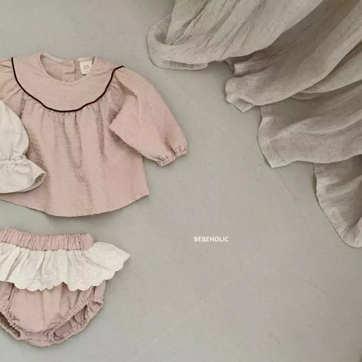 Bebe Holic - Korean Baby Fashion - #onlinebabyshop - Snow Flower Frill Bloomer - 6