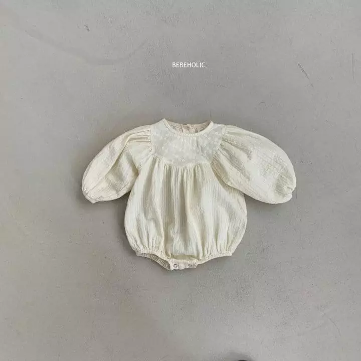 Bebe Holic - Korean Baby Fashion - #onlinebabyshop - Flower Embrodiery Bodysuit - 10