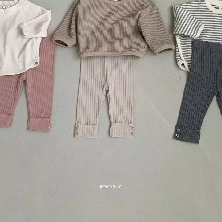 Bebe Holic - Korean Baby Fashion - #smilingbaby - Rib Leggings
