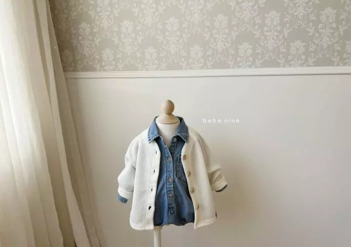 Bebe Nine - Korean Baby Fashion - #babyclothing - Bebe Denim Bodysuit - 7
