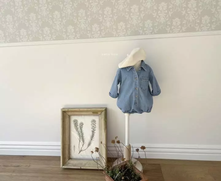 Bebe Nine - Korean Baby Fashion - #babyfashion - Bebe Denim Bodysuit - 8
