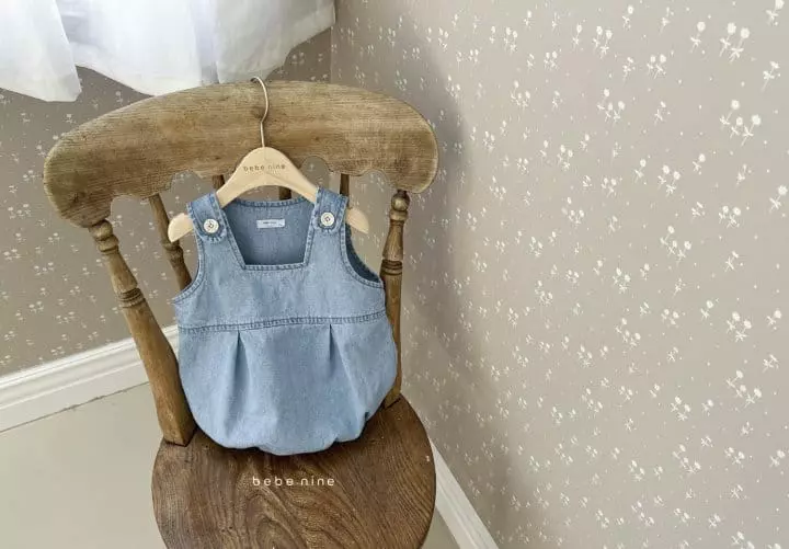 Bebe Nine - Korean Baby Fashion - #babyfever - Bebe Circle Dungarees