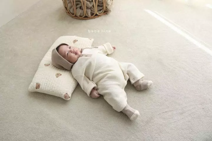 Bebe Nine - Korean Baby Fashion - #babyfever - Bebe Cheese Waffle Bodysuit - 9