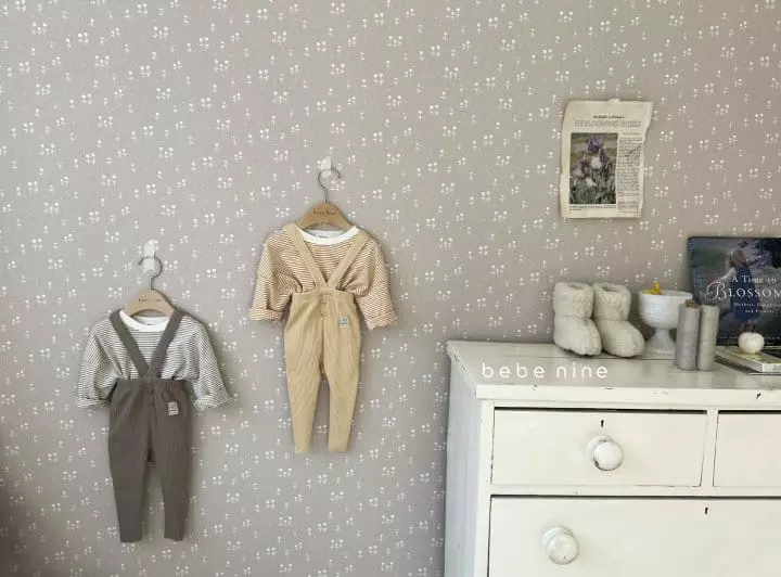 Bebe Nine - Korean Baby Fashion - #babygirlfashion - Bebe Monica Dungarees