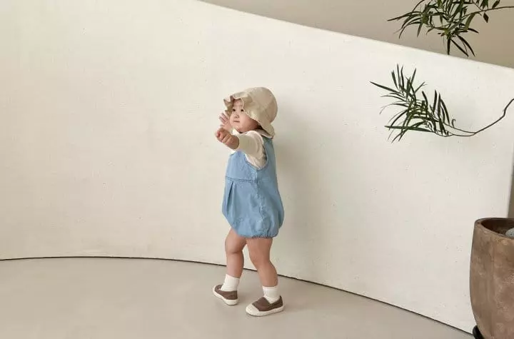 Bebe Nine - Korean Baby Fashion - #babylifestyle - Bebe Circle Dungarees - 3
