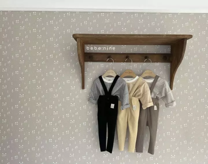 Bebe Nine - Korean Baby Fashion - #babyoninstagram - Bebe Monica Dungarees - 3
