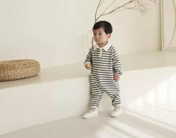 Bebe Nine - Korean Baby Fashion - #babyoninstagram - Bebe Ppappiyong Collar Bodysuit - 7