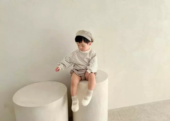 Bebe Nine - Korean Baby Fashion - #babyoutfit - Bebe Bambi Top Bottom Set