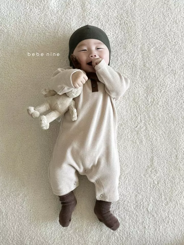 Bebe Nine - Korean Baby Fashion - #babywear - Bebe Cheese Waffle Bodysuit