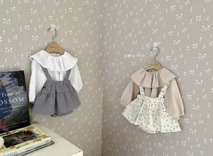 Bebe Nine - Korean Children Fashion - #kidsshorts - Antte Frill Blouse