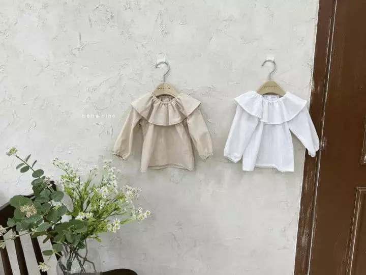 Bebe Nine - Korean Children Fashion - #minifashionista - Antte Frill Blouse - 7
