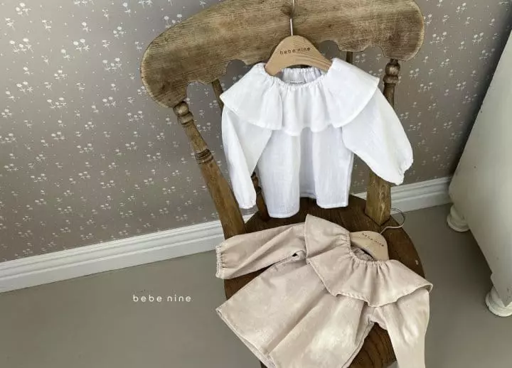 Bebe Nine - Korean Children Fashion - #prettylittlegirls - Antte Frill Blouse - 8