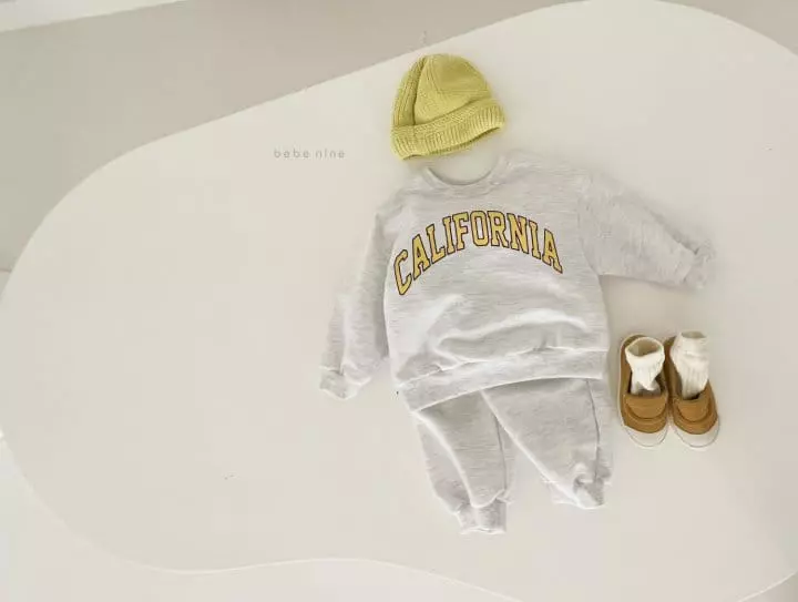 Bebe Nine - Korean Children Fashion - #stylishchildhood - Callifornia Top Bottom Set - 7