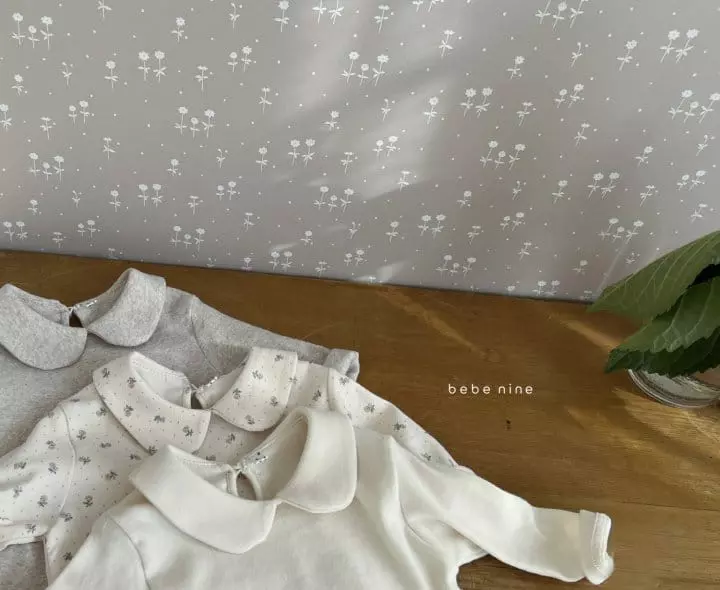 Bebe Nine - Korean Children Fashion - #todddlerfashion - Elly Circle Collar Tee - 7