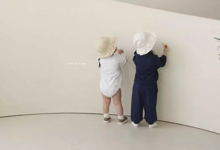 Bebe Nine - Korean Children Fashion - #todddlerfashion - Callifornia Top Bottom Set - 5