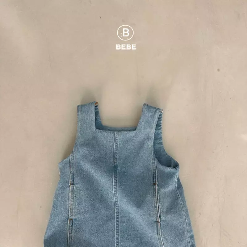 Bella Bambina - Korean Baby Fashion - #babylifestyle - Bebe Denim One-piece - 2