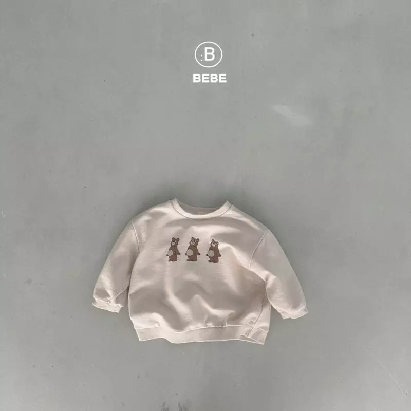 Bella Bambina - Korean Baby Fashion - #babyoutfit - Bebe Bear Sweatshirt