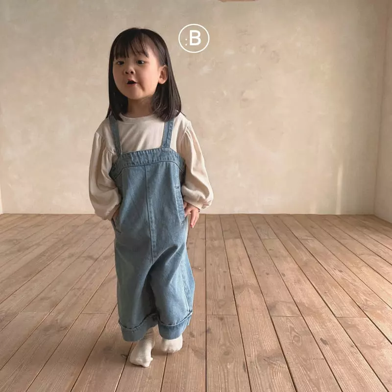 Bella Bambina - Korean Children Fashion - #childofig - Lip Denim Bodysuit with Mom - 4