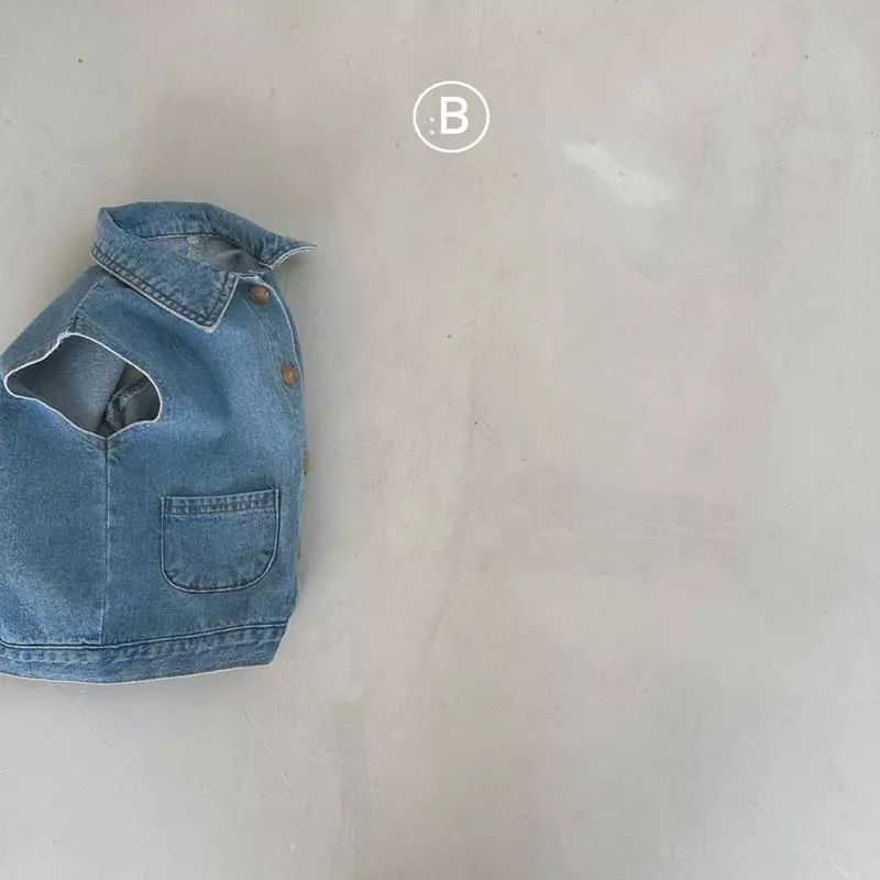 Bella Bambina - Korean Children Fashion - #kidsstore - Than Vest Denim - 2
