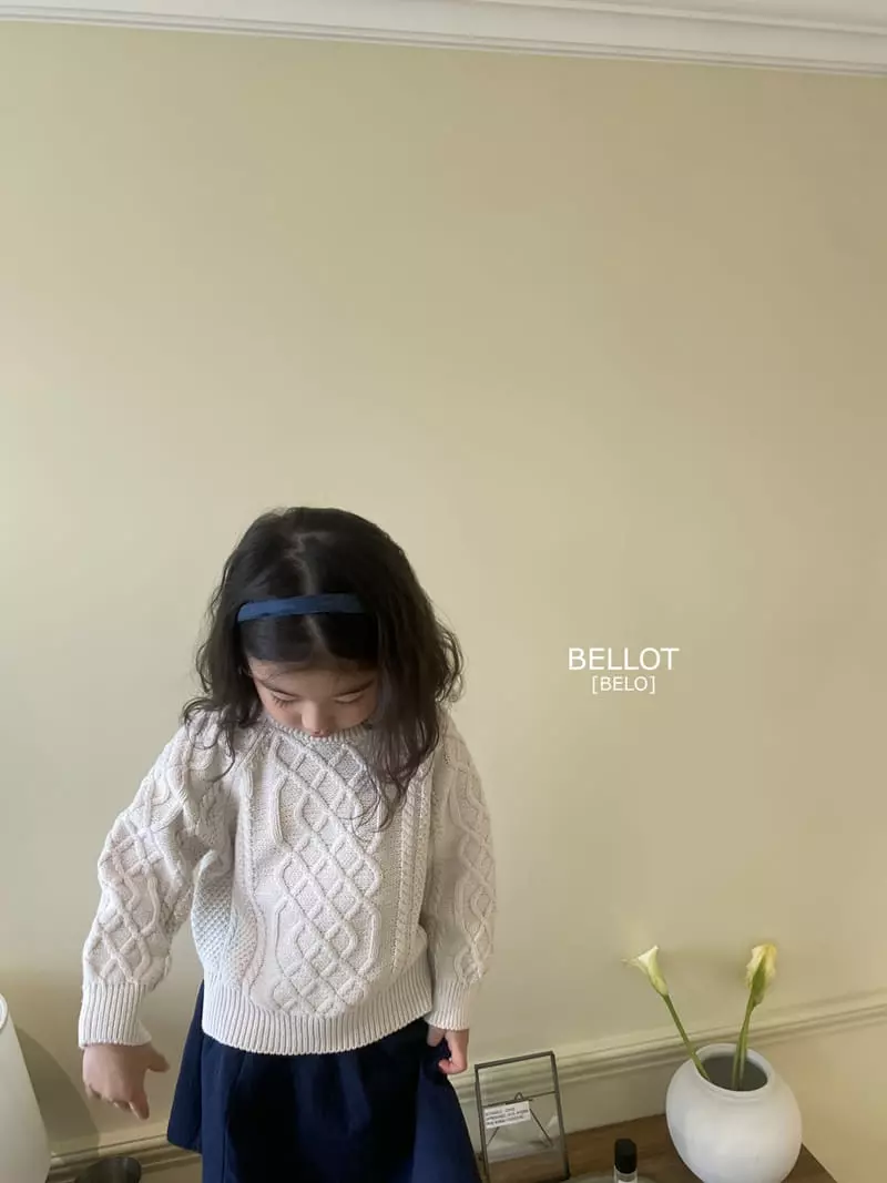 Bellot - Korean Children Fashion - #childrensboutique - Corn Chip Knit Tee - 2