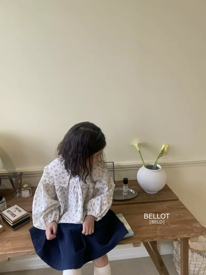 Bellot - Korean Children Fashion - #designkidswear - Flower Blouse - 8