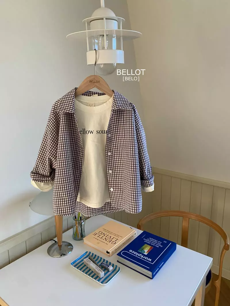 Bellot - Korean Children Fashion - #littlefashionista - Bridge Check Shirt