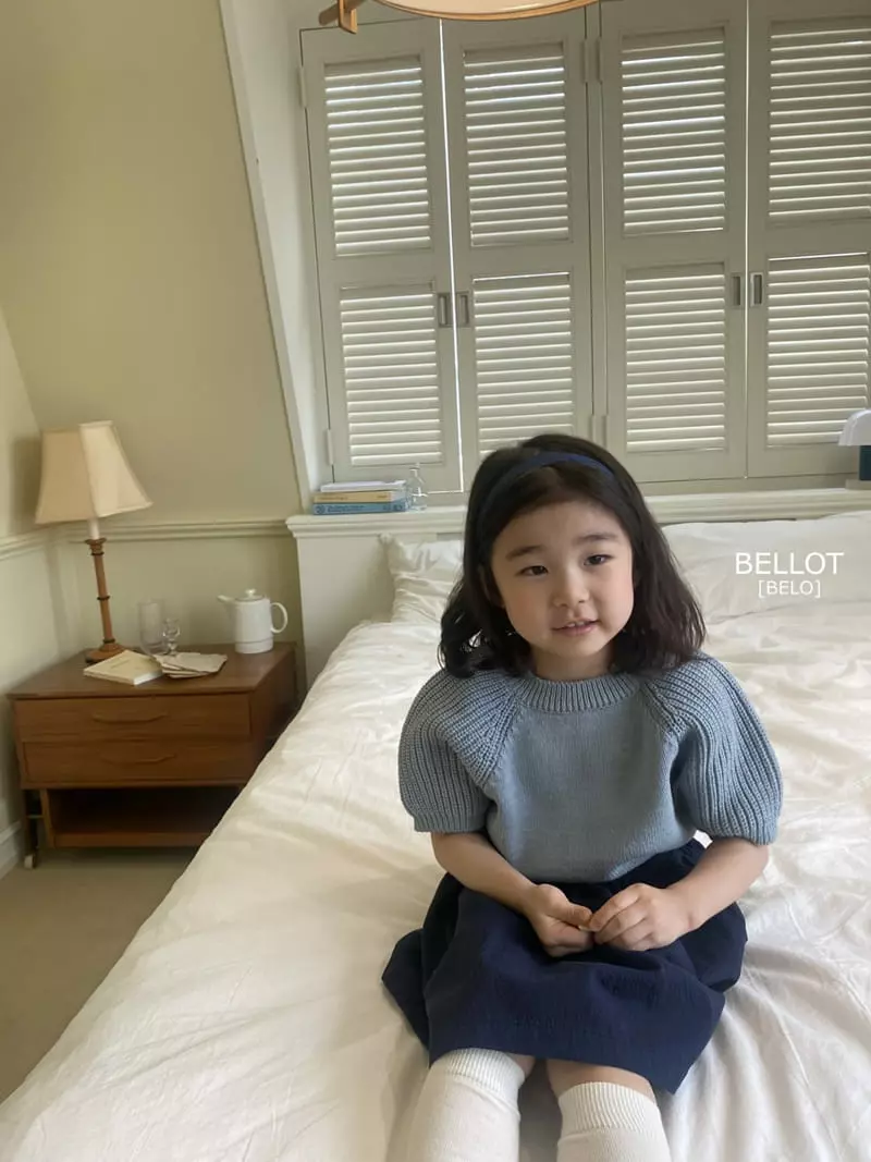 Bellot - Korean Children Fashion - #magicofchildhood - Coco Puff Knit Tee - 4