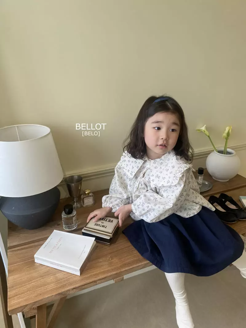 Bellot - Korean Children Fashion - #minifashionista - Flower Blouse
