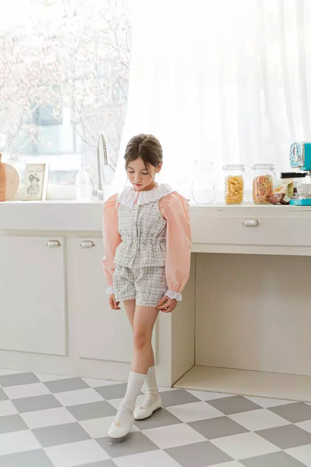 Berry Berry - Korean Children Fashion - #discoveringself - Twid Top Bottom Set - 7