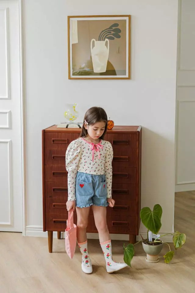 Berry Berry - Korean Children Fashion - #discoveringself - Dong Beak Flower Tee - 5