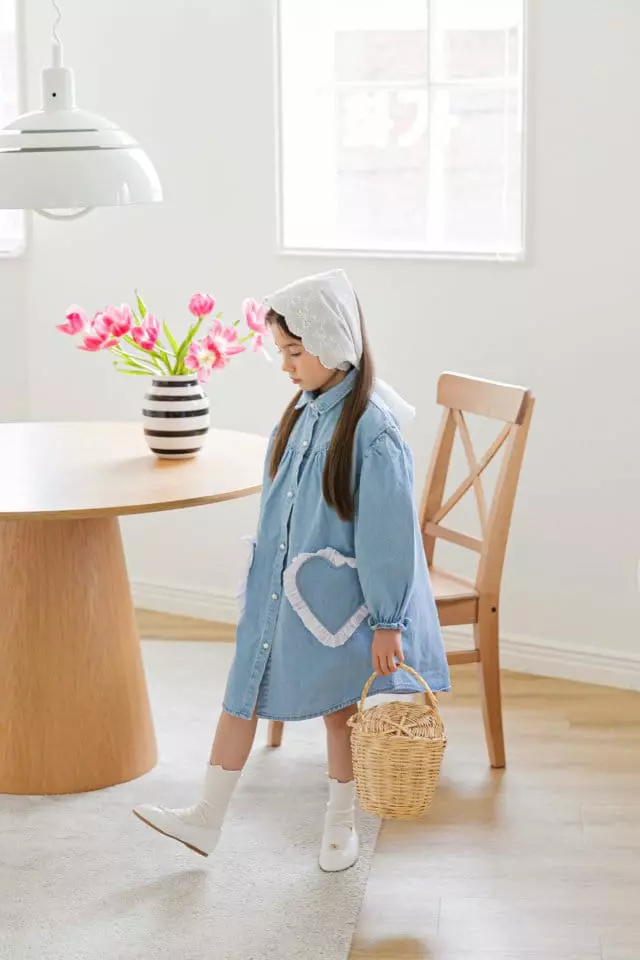 Berry Berry - Korean Children Fashion - #fashionkids - Judem Denim One-piece - 2