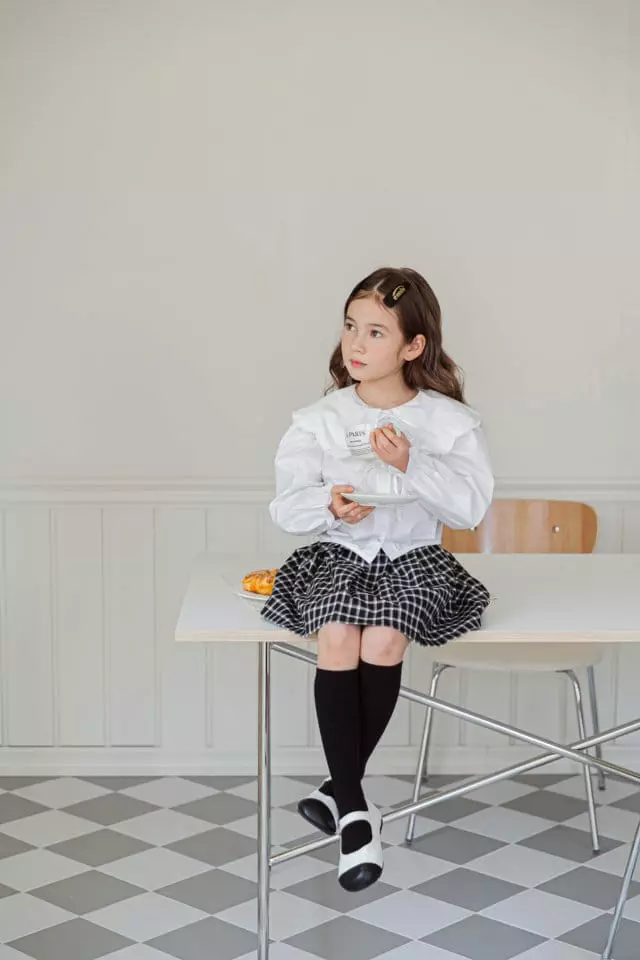 Berry Berry - Korean Children Fashion - #discoveringself - Gogo Check Skirt - 4