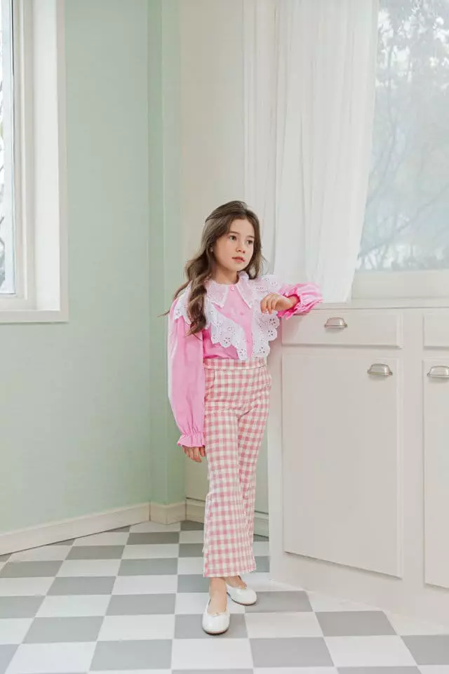Berry Berry - Korean Children Fashion - #kidsshorts - Check Pants - 5
