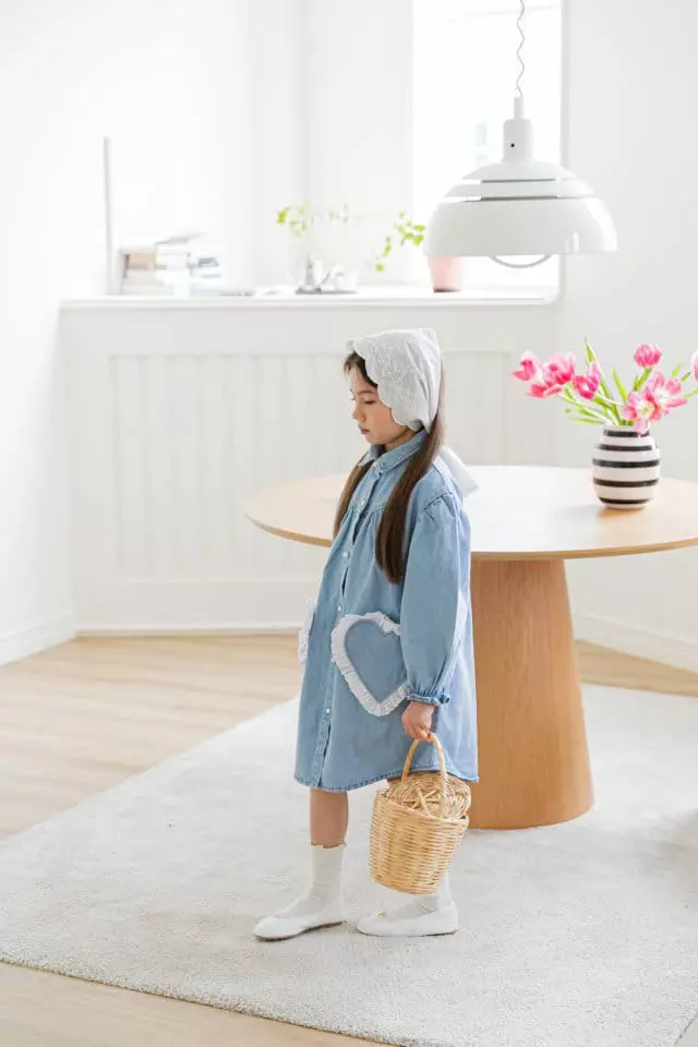 Berry Berry - Korean Children Fashion - #littlefashionista - Judem Denim One-piece - 7