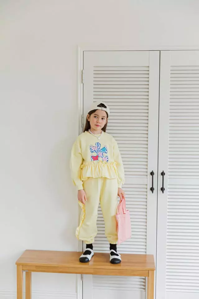 Berry Berry - Korean Children Fashion - #magicofchildhood - Puzzle Top Bottom Set