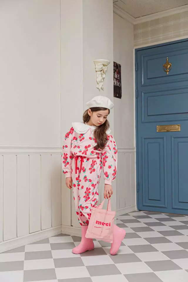 Berry Berry - Korean Children Fashion - #magicofchildhood - Bouquet Top Bottom Set - 8