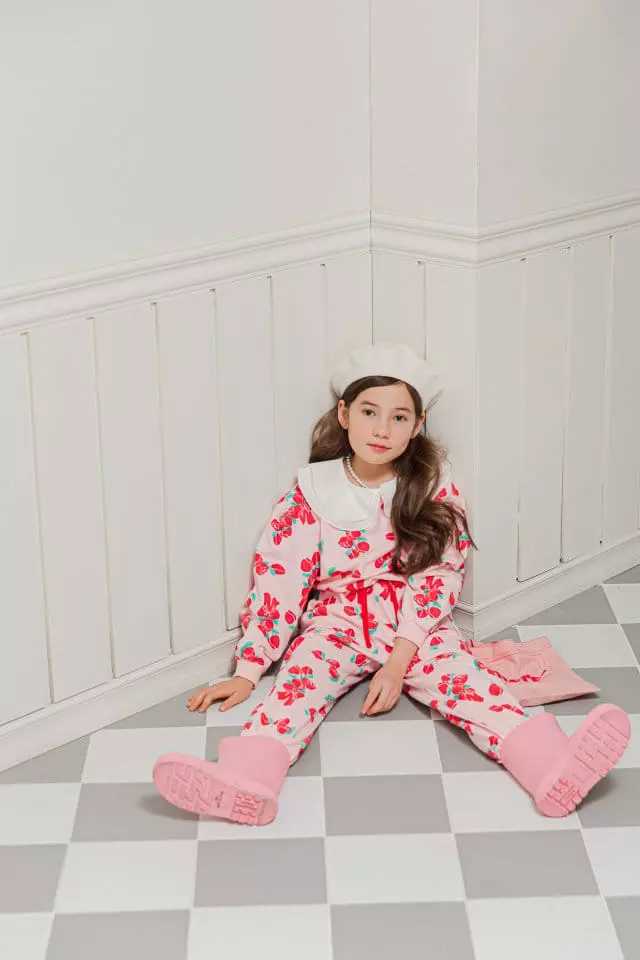 Berry Berry - Korean Children Fashion - #prettylittlegirls - Bouquet Top Bottom Set - 10