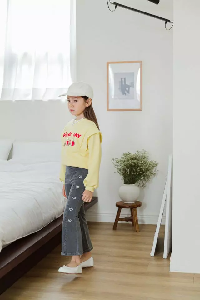 Berry Berry - Korean Children Fashion - #toddlerclothing - Love You Jeans - 4