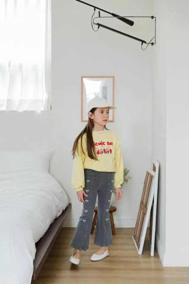 Berry Berry - Korean Children Fashion - #toddlerclothing - Love You Jeans - 3