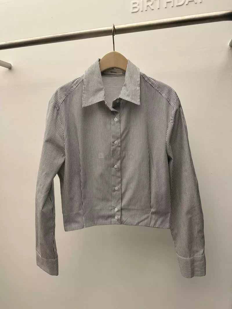 Birthday - Korean Women Fashion - #momslook - London Crop Shirt - 7
