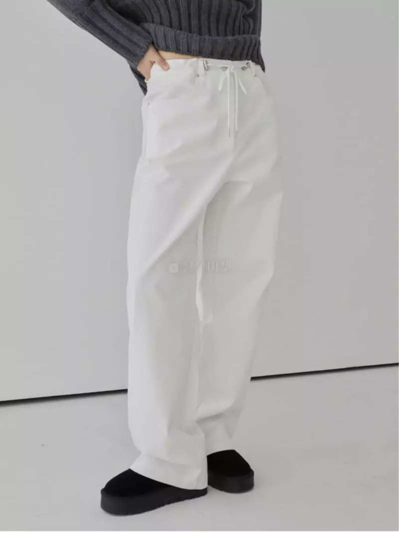 Birthday - Korean Women Fashion - #womensfashion - String Pants - 2