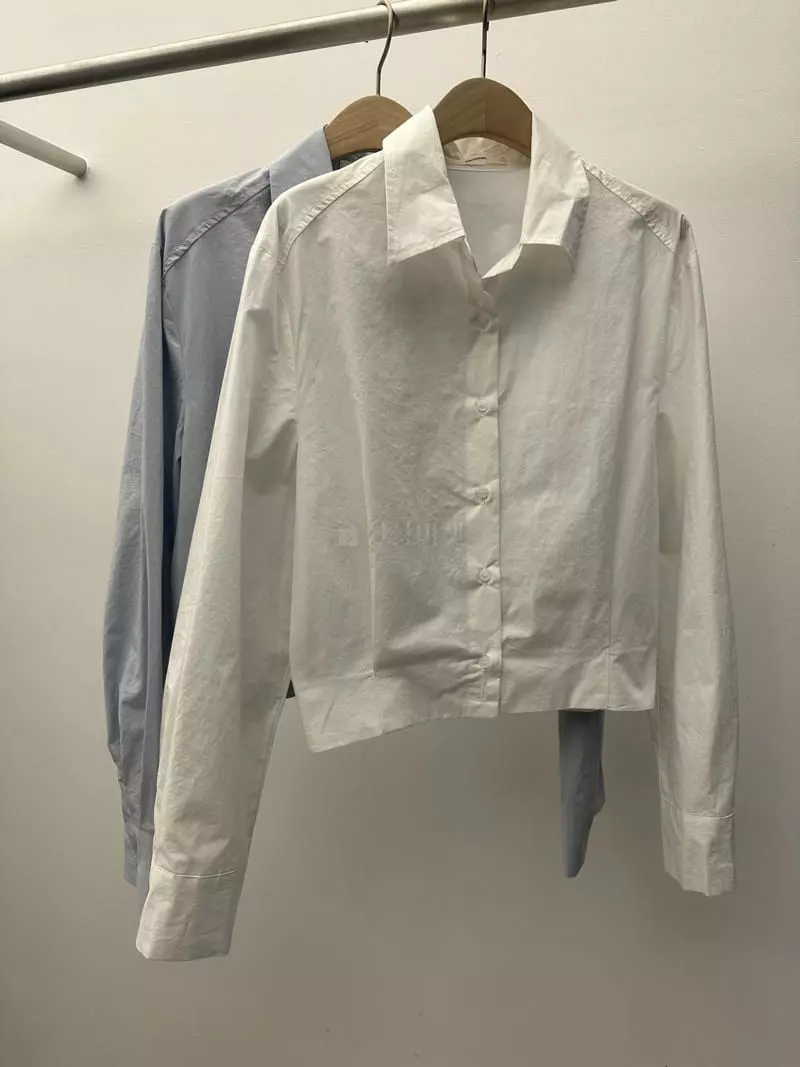 Birthday - Korean Women Fashion - #momslook - London Crop Shirt - 4