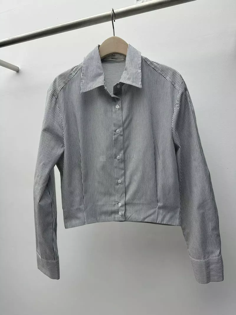 Birthday - Korean Women Fashion - #womensfashion - London Crop Shirt - 8