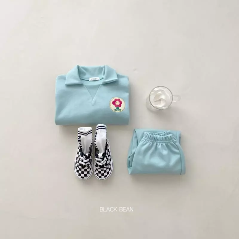 Black Bean - Korean Baby Fashion - #babyboutique - Bebe Blooming Top Bottom SEt - 7